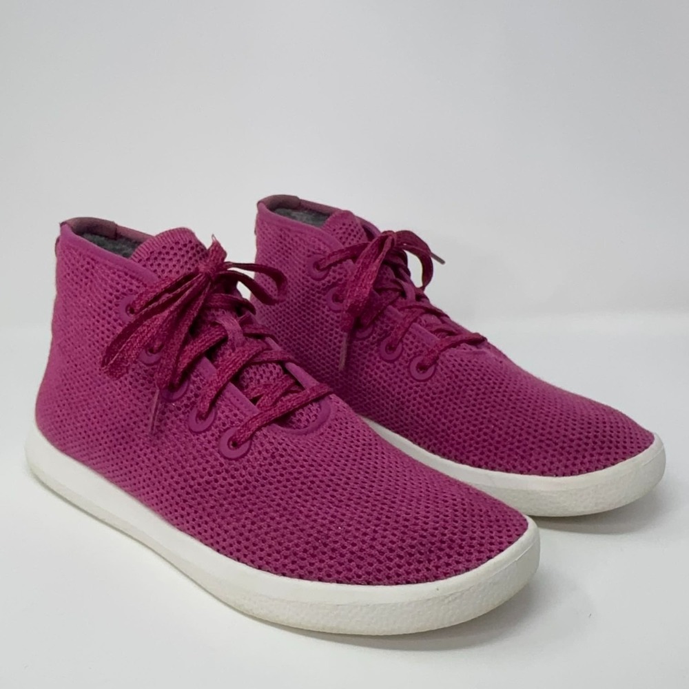 Allbirds Tree Toppers High Top Sneakers‎ Women's Size 10 Pink  Nikau Tourmaline